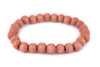 Orange Wood Bracelet (8mm)