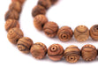 Carved Olive Wood Beads from Bethlehem (10mm) - The Bead Chest