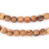 Round Olive Wood Beads from Bethlehem (8mm)