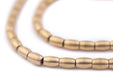 Smooth Oval Brass Spacer Beads (4mm) - The Bead Chest