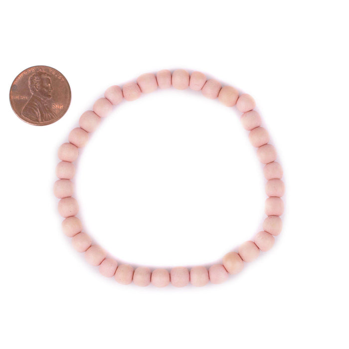 Pink Wood Bracelet (6mm) - The Bead Chest