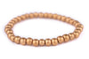 Gold Wood Bracelet (6mm)