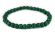 Green Wood Bracelet (6mm) - The Bead Chest