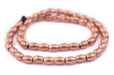 Smooth Oval Copper Spacer Beads (8x6mm) - The Bead Chest