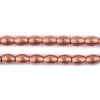 Smooth Oval Copper Spacer Beads (8x6mm)