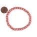 Orange Wood Bracelet (6mm) - The Bead Chest