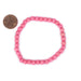 Neon Pink Wood Bracelet (6mm) - The Bead Chest