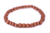Light Brown Wood Bracelet (6mm)