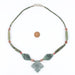 Natural Afghani Stone Jade Flower Necklace - The Bead Chest