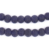 Cobalt Blue Ancient Style Java Glass Beads (11mm)
