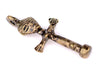 Fertility Doll African Brass Pendant (Ashanti) - The Bead Chest