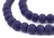 Cobalt Blue Ancient Style Java Glass Beads (11mm) - The Bead Chest