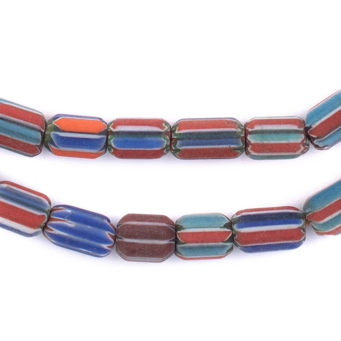 Mixed Himalayan Chevron Beads (6x7mm) - The Bead Chest