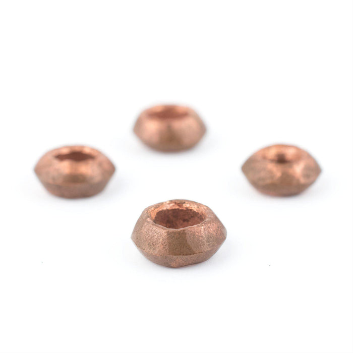 Copper Ethiopian Wollo Rings (12mm) (Set of 4) - The Bead Chest