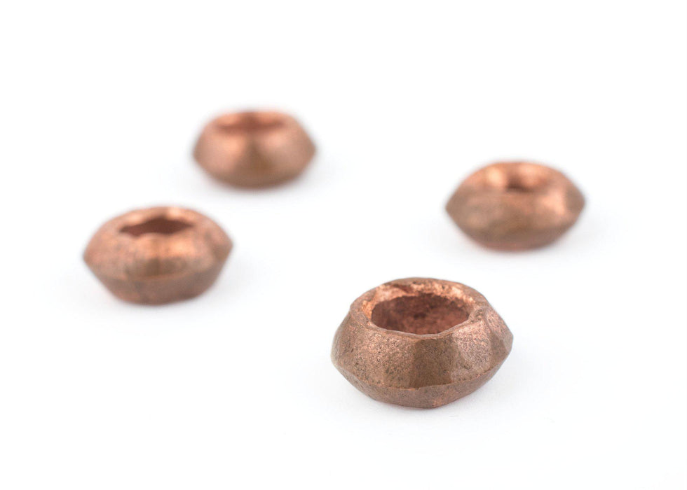 Copper Ethiopian Wollo Rings (12mm) (Set of 4) - The Bead Chest