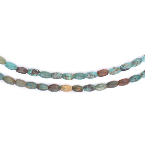 Turquoise Rice Beads (5x3mm) - The Bead Chest