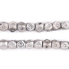 Silver Tuareg Cornerless Cube Beads (7mm)