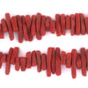 Vintage Czech Glass Faux Coral Beads