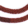 Vintage Brown Flower Beads (10mm) #10467