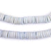 Pastel Blue Bone Button Beads (8mm) - The Bead Chest