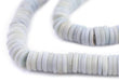 Pastel Blue Bone Button Beads (8mm) - The Bead Chest