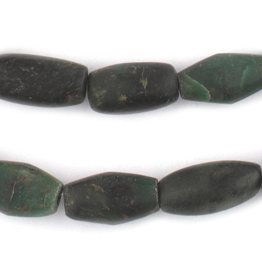 Oval Serpentine African Stone Beads #10522 - The Bead Chest
