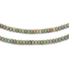 Green Turquoise Rondelle Beads (4mm)