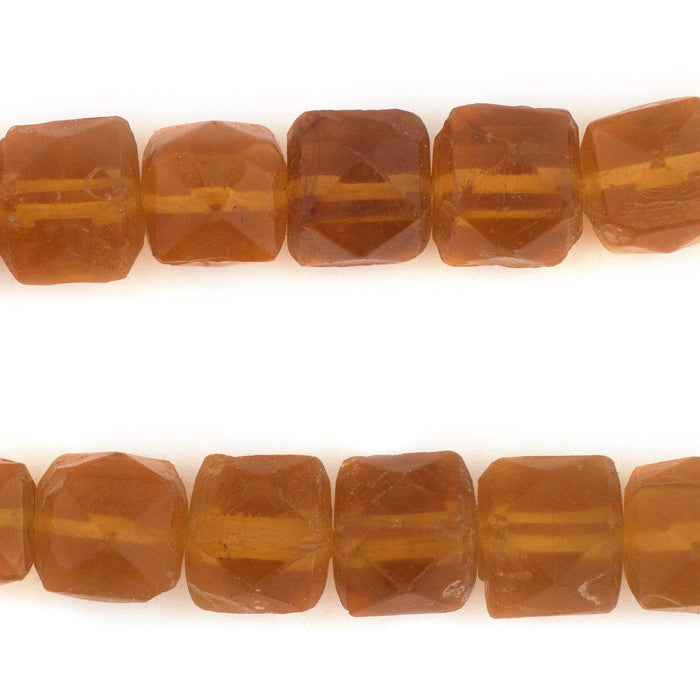 Old Amber Vaseline Trade Beads #10506 - The Bead Chest