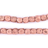 Copper Tuareg Cornerless Cube Beads (7mm)
