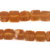 Old Amber Vaseline Cube Trade Beads