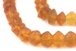 Old Amber Vaseline Trade Beads #10501 - The Bead Chest