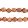 Hand Knotted Natural Sandalwood Mala Beads (10mm)
