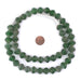 Green Ancient Style Bicone Java Glass Beads (15mm) - The Bead Chest