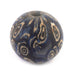 Blue Antique-Style Java Eye Glass Bead (Single Bead, 20mm) - The Bead Chest