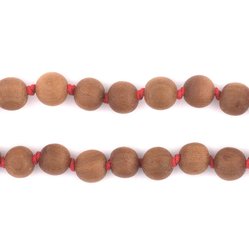 Knotted Sandalwood Mala Beads (8mm) - The Bead Chest