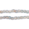Rustic Blue Aqua Recycled Glass Beads (7mm)