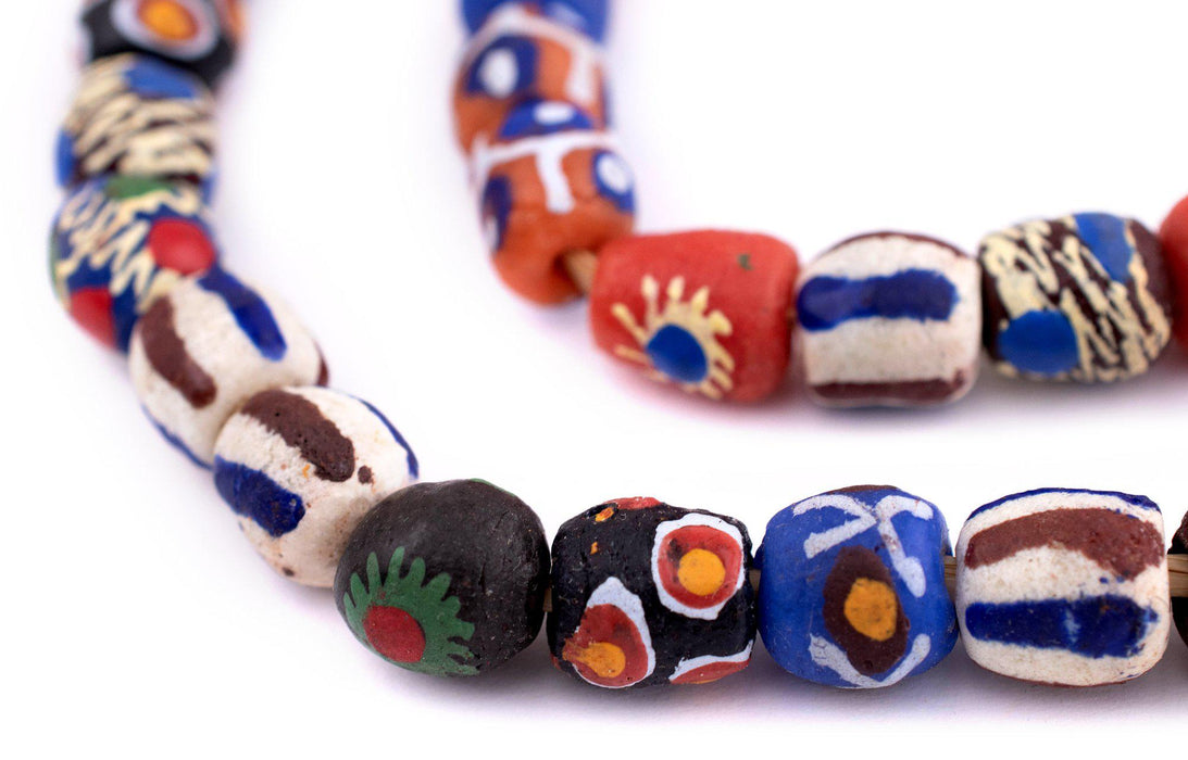 Afari Medley Multicolor Krobo Beads - The Bead Chest