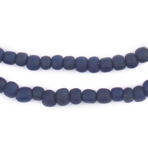 Deep Blue Java Glass Beads (4-6mm)