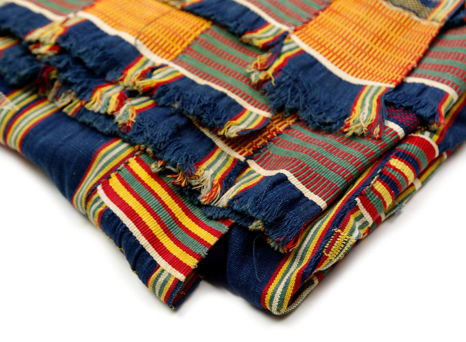 Vintage Handwoven Ewe Kente Cloth #10395 - The Bead Chest