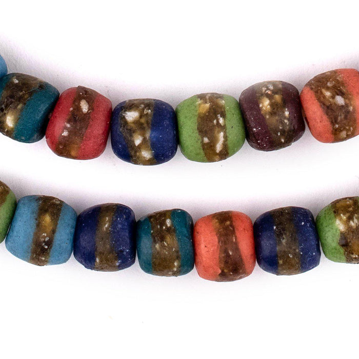 Mixed Kente Krobo Beads (11mm) - The Bead Chest