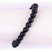 Charcoal Black Wood Bracelet (8mm) - The Bead Chest