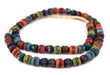 Mixed Kente Krobo Beads (11mm) - The Bead Chest