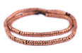 Rustic Copper Snake Beads (6mm) - The Bead Chest