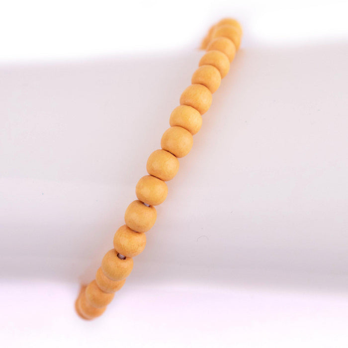 Yellow Wood Bracelet (6mm) - The Bead Chest