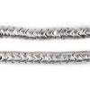 Rustic Silver Snake Beads (8mm)