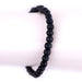 Charcoal Black Wood Bracelet (6mm) - The Bead Chest