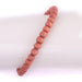 Orange Wood Bracelet (6mm) - The Bead Chest