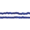 Cobalt Blue Java Glass Seed Beads (4mm, 48