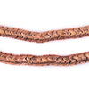 Rustic Copper Snake Beads (7mm)