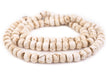 Vintage Naga Conch Shell Mala Beads (18mm) - The Bead Chest